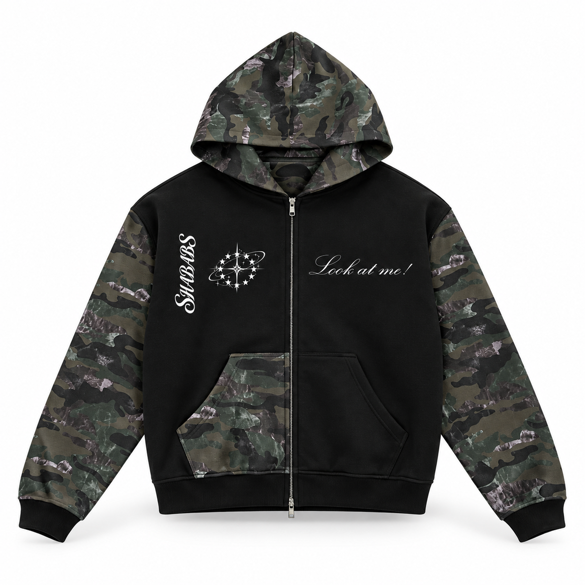 Adysaint Shababs Camo Full Zip Hoodie